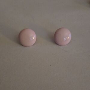 Vintage Pink Stud Earrings